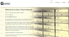 Desktop Screenshot of garcinternational.co.uk